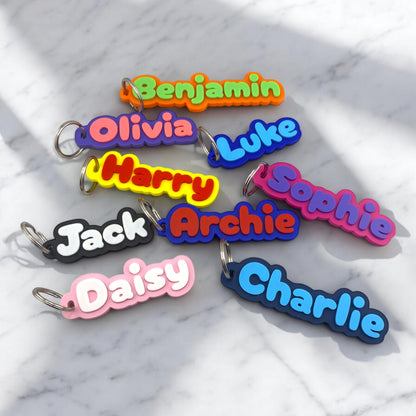 Personalized Name Keychain, Key Ring