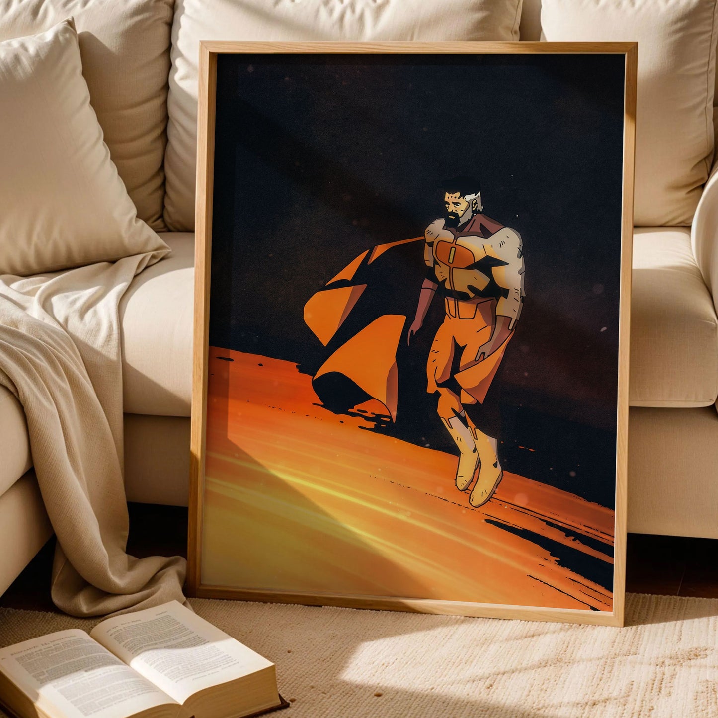 Omni Man Space Matte Vertical Poster