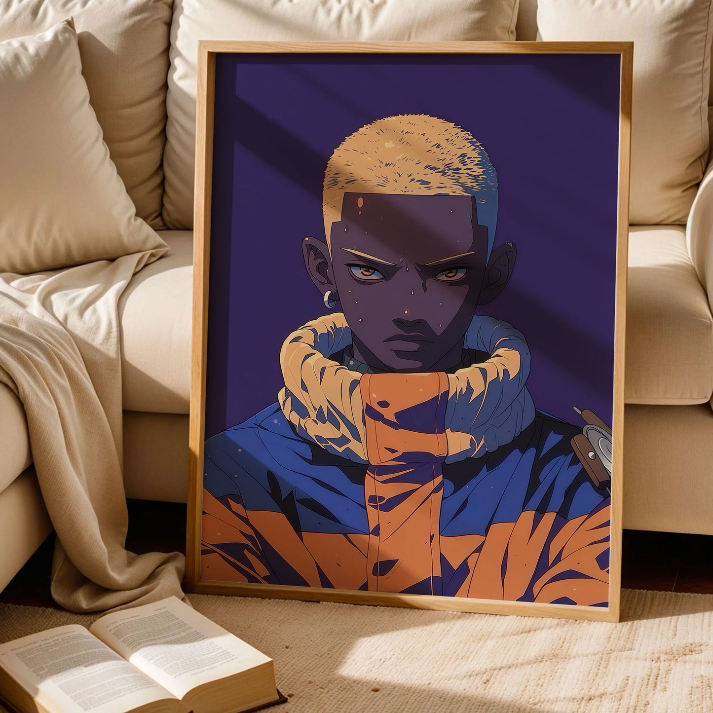 Blonde Buzz Cut Poster