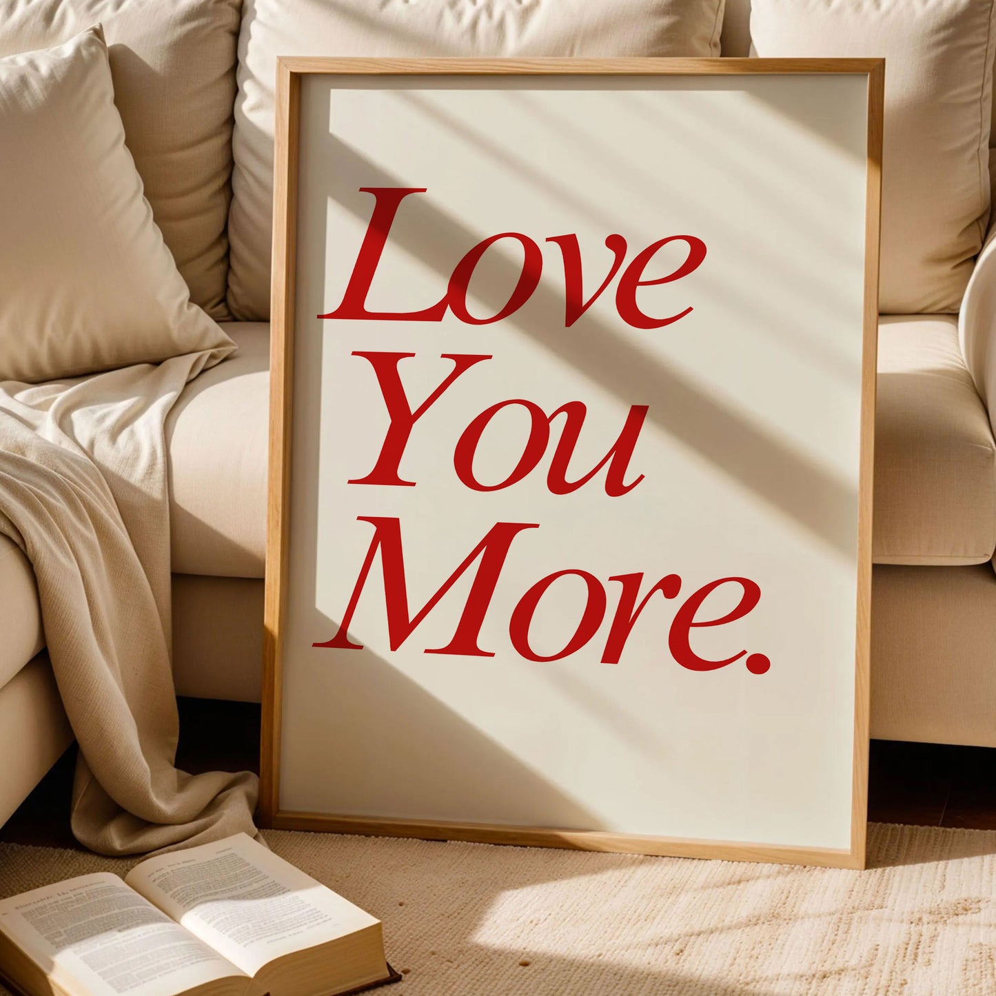 Love You More Wall Decor