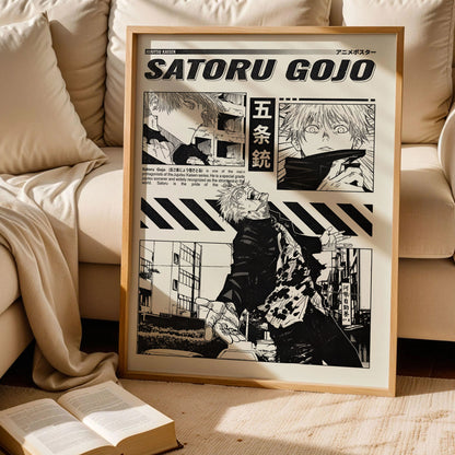 Satoru Gojo Anime Poster