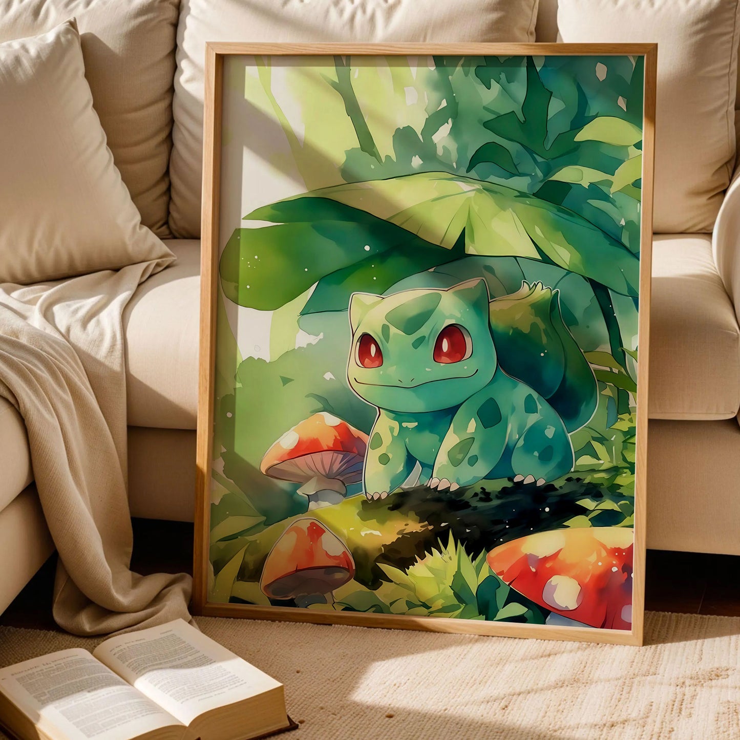 Bulbasaur Bloom Pokemon Poster