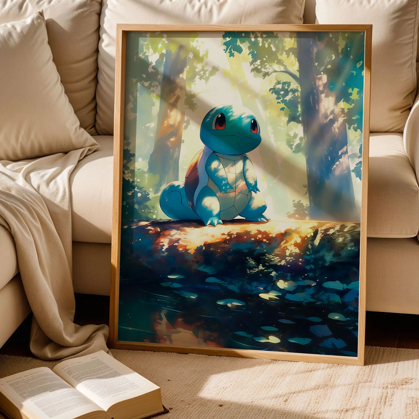 Squirtle Pokemon Gaming Wall Art