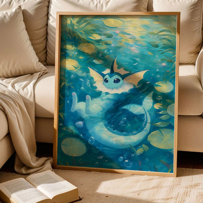Vaporeon Wall Art