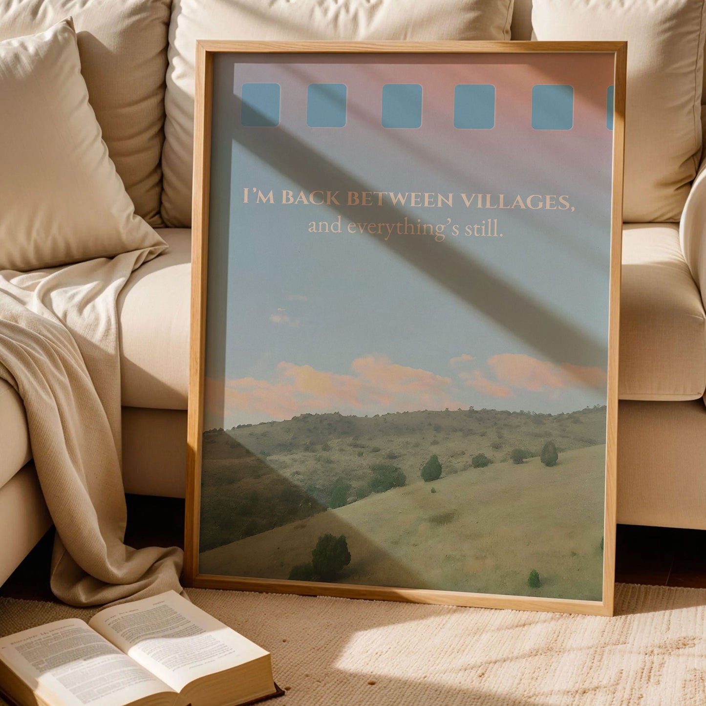 The View Between Villages Poster