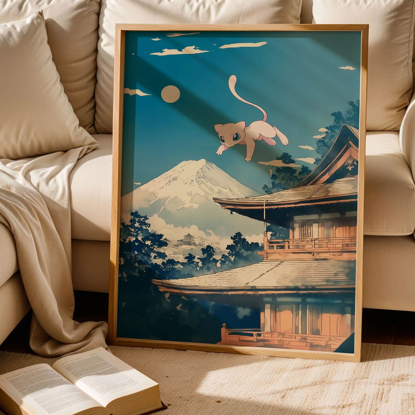 Mythical Pokémon Mew Print Art