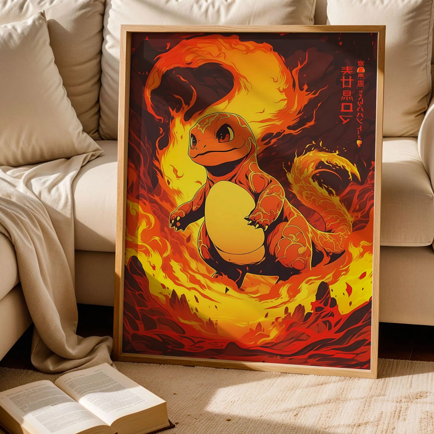 Charmander Pokemon Wall Art