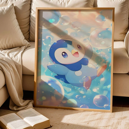 Pokémon Piplup Print Art