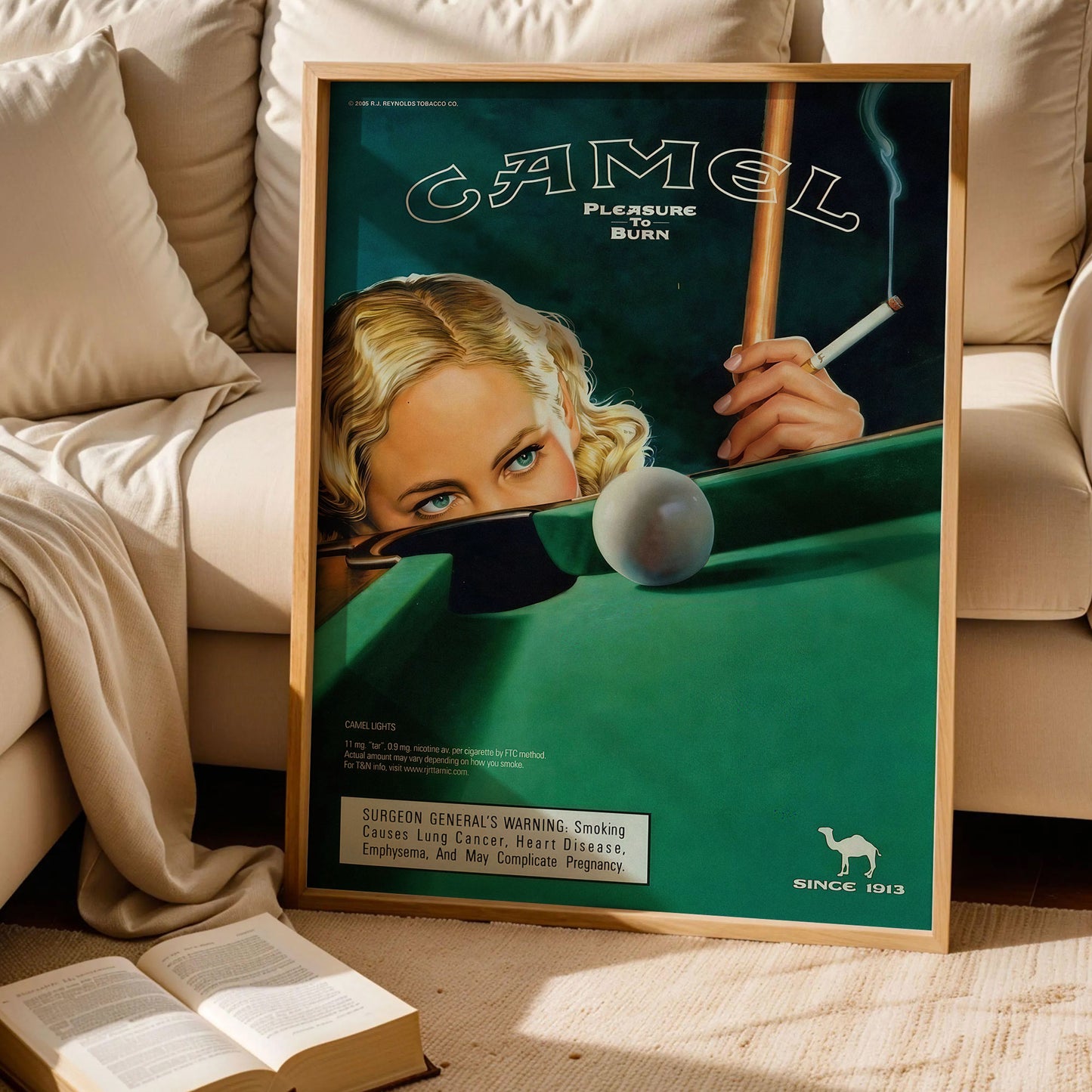 Camel Cigarette Poster