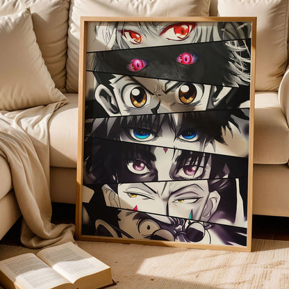 Hunter x Hunter Eyes Wall Art