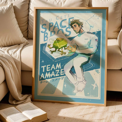 Project Hail Mary Rocky & Grace Team Amaze Poster
