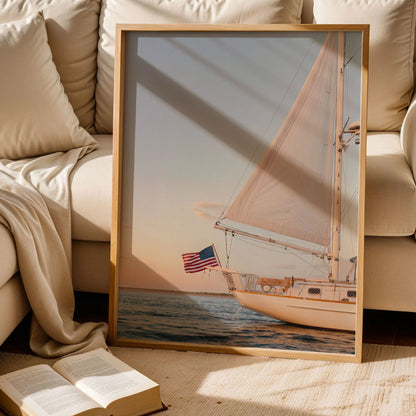 Sailboat Wall Art Print