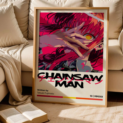 Makima Chainsaw Man Poster