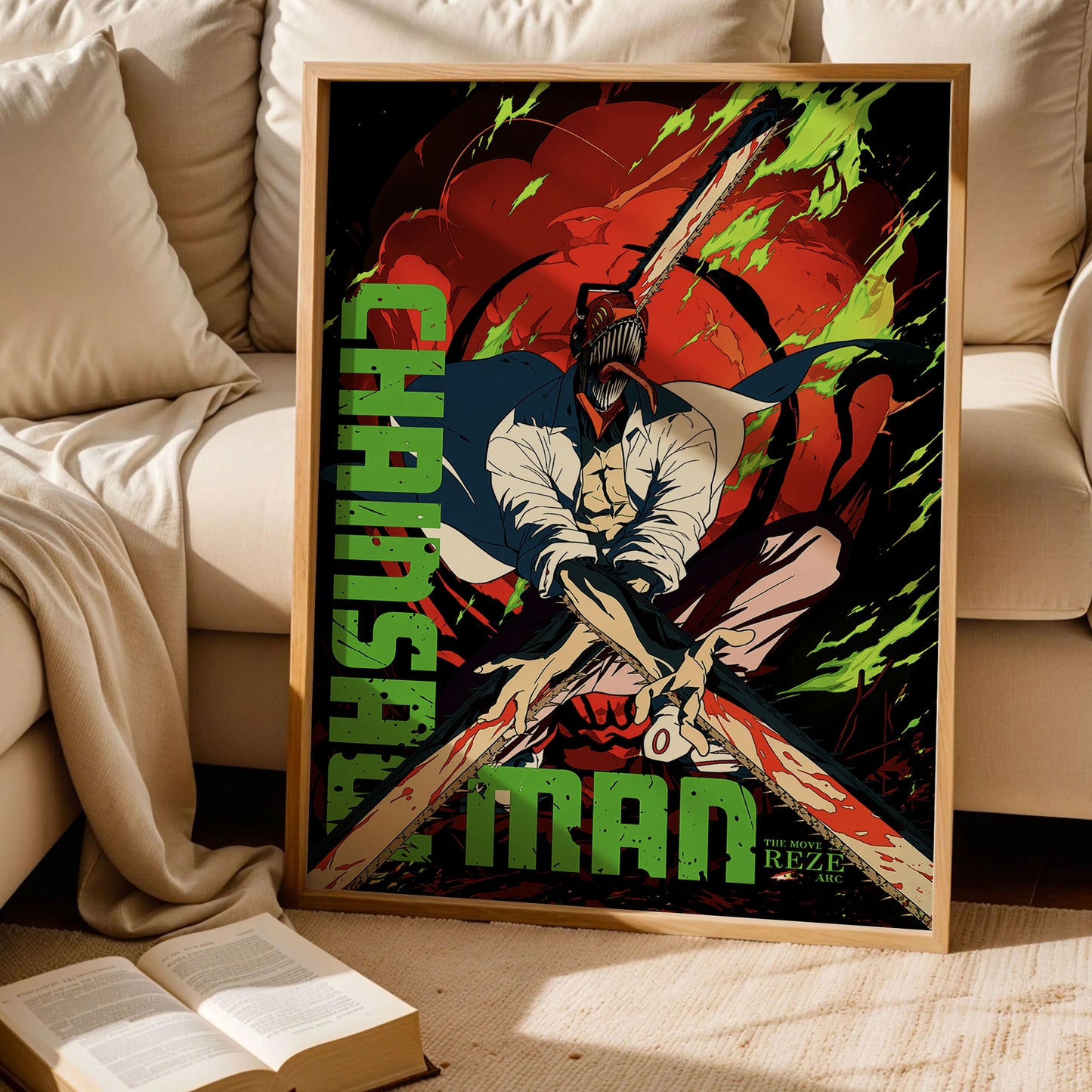 Chainsaw Man Denji Anime Poster
