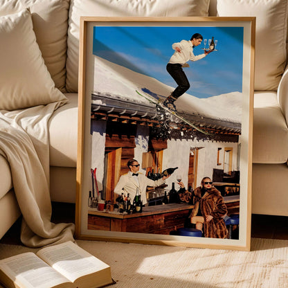 Vintage Apres Ski Wall Art