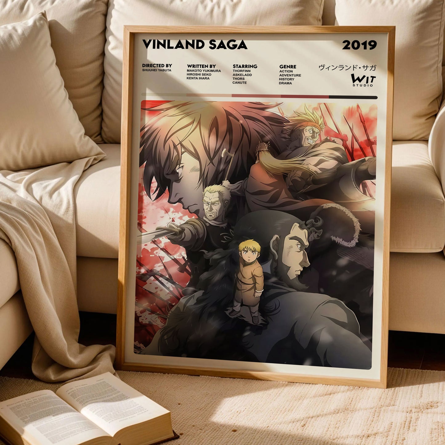 Thorfinn Anime Wall Art