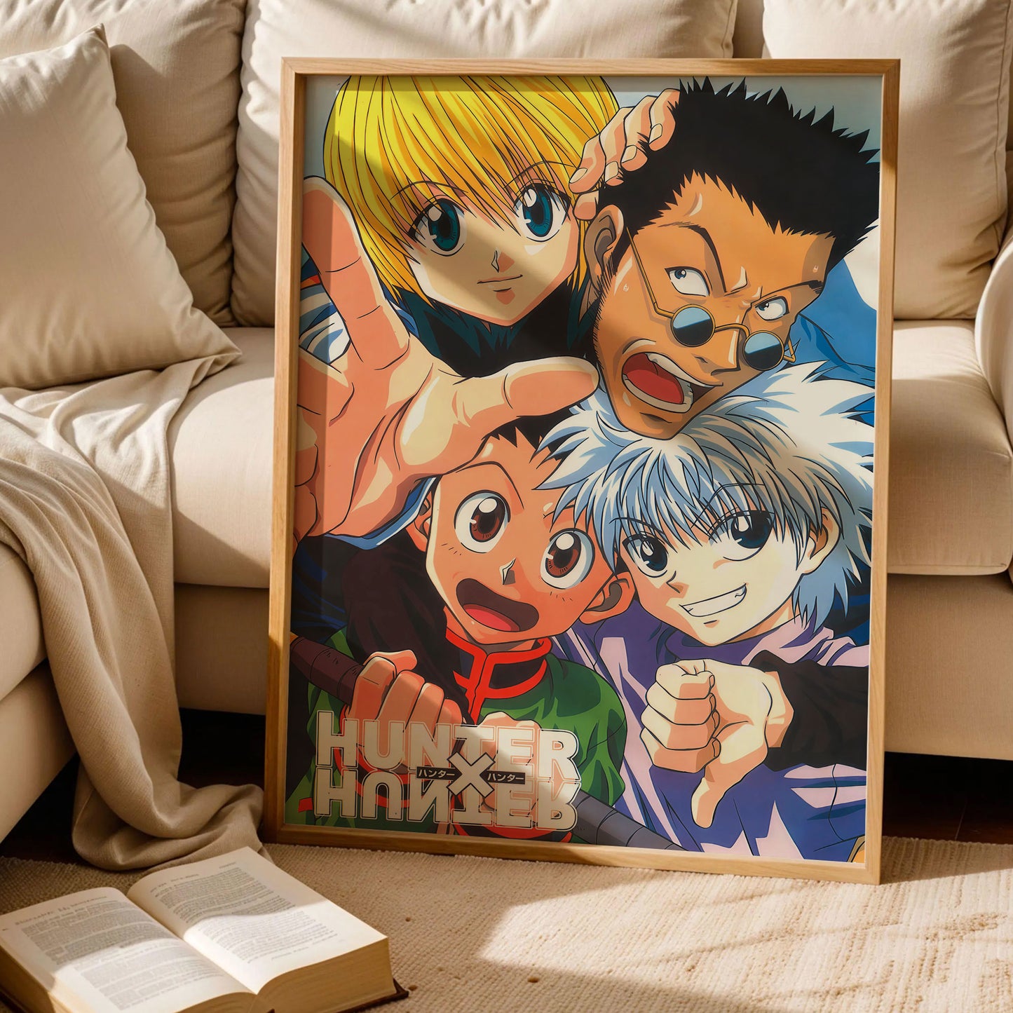 Hunter x Hunter Retro Anime Wall Art