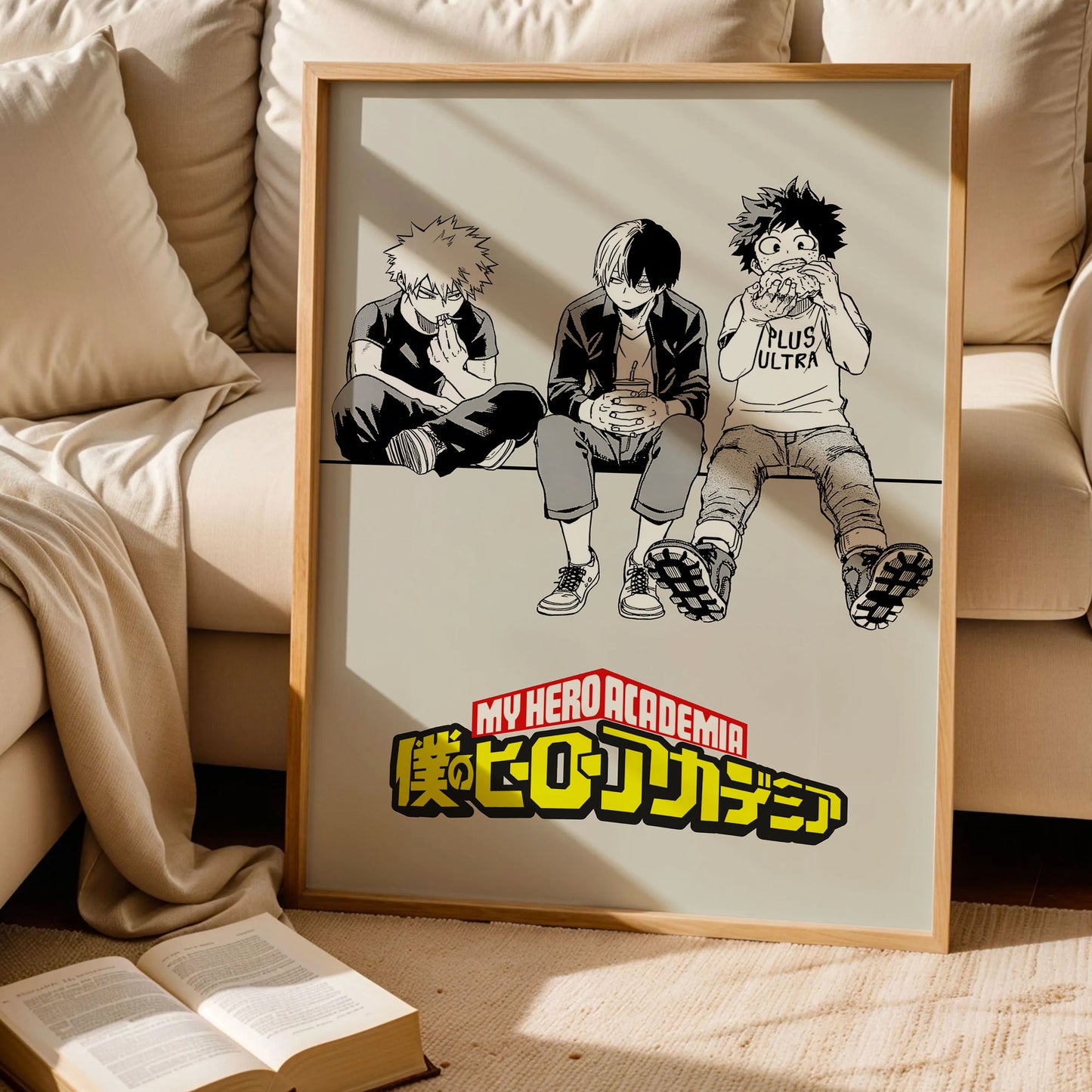 My Hero Academia Deku Bakugo Todoroki Poster
