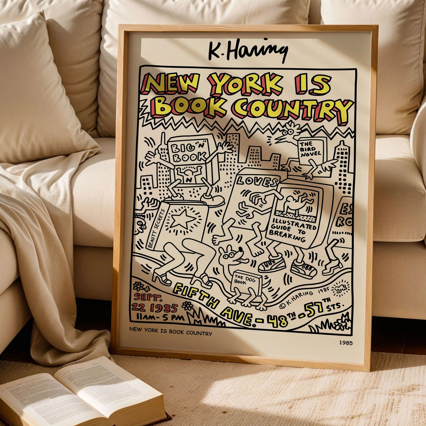 New York Is Book Country Poster
