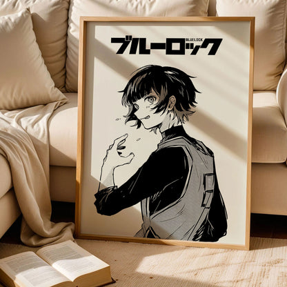 Blue Lock Meguru Bachira Wall Art