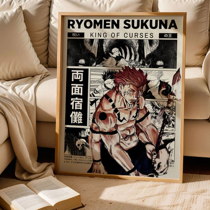 Sukuna Jujutsu Kaisen Anime Art
