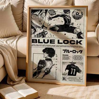 Blue Lock Yoichi Isagi Poster