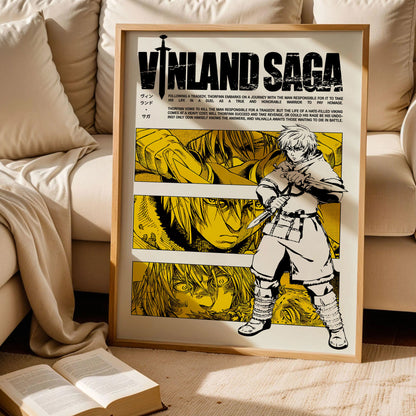 Thorfinn Anime Wall Art