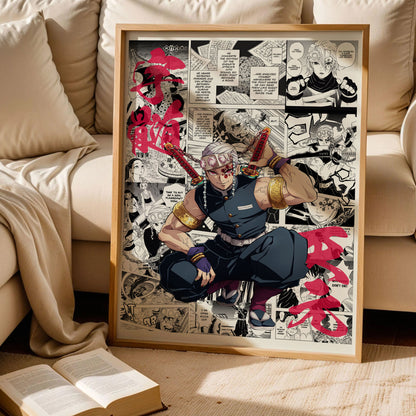 Tengen Uzui Demon Slayer Poster