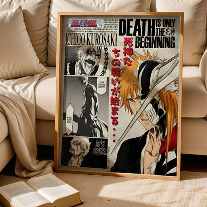 Ichigo Kurosaki Bleach Wall Art