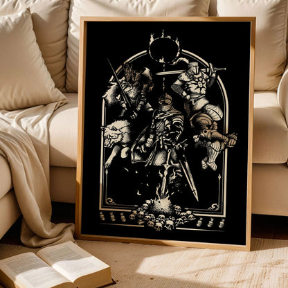 Dark Souls Game Wall Art