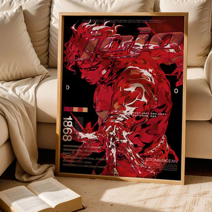 JoJo's Bizarre Adventure Dio Brando Art Print