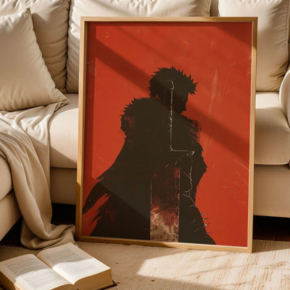 Guts Berserk Manga Poster