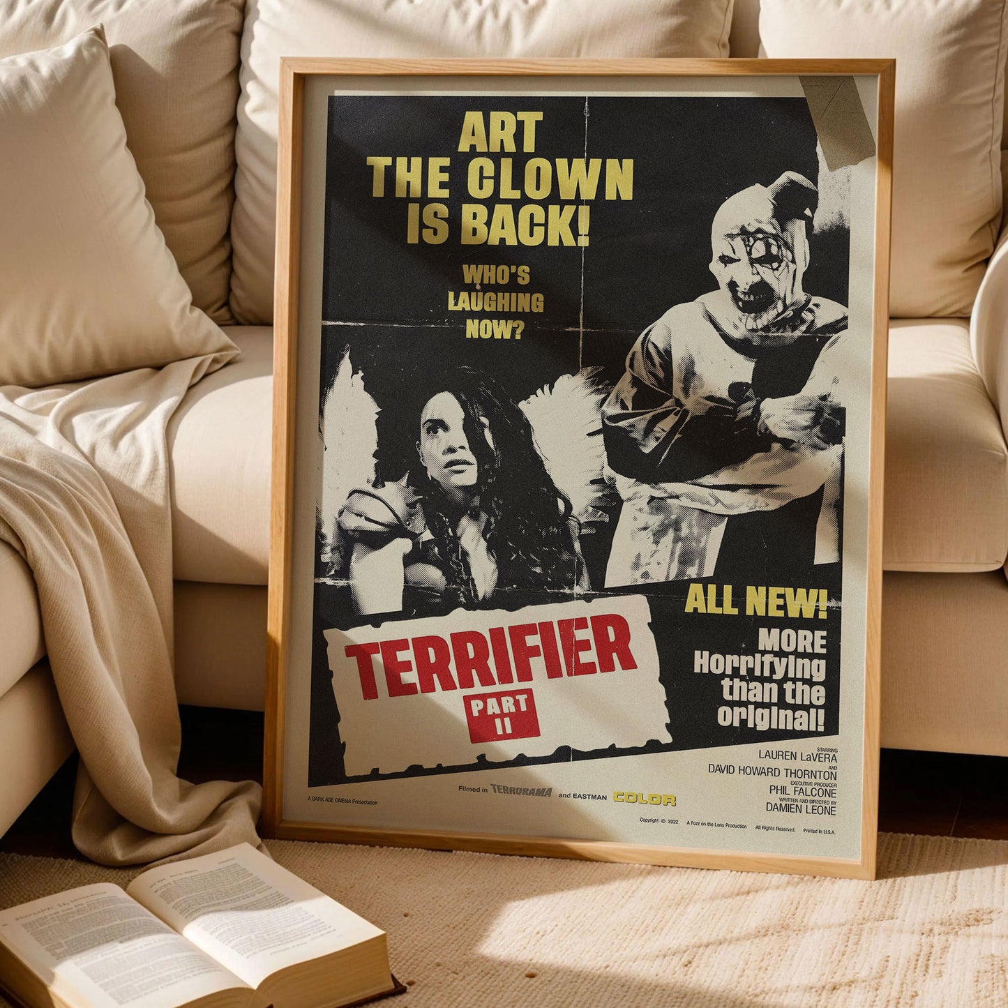 Terrifier 2 Art The Clown Is Back Poster
