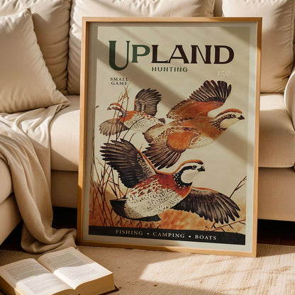 Retro Hunting Print Upland Bird Art