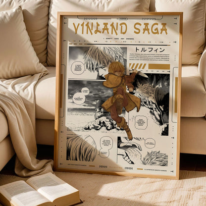 Vinland Saga Thorfinn Manga Art Print