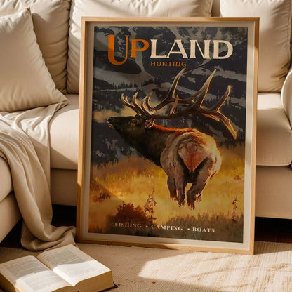 Elk Hunting Art Print
