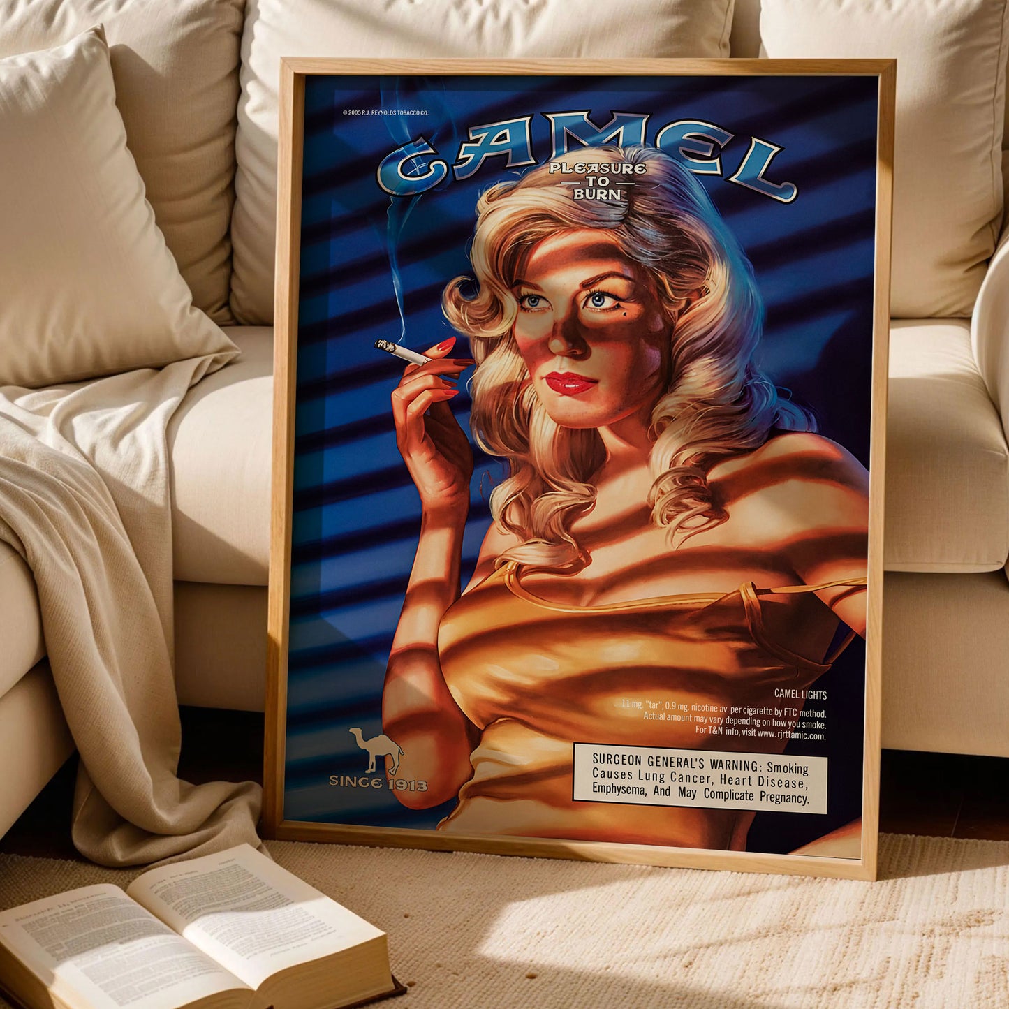 Camel Pleasure To Burn Poster