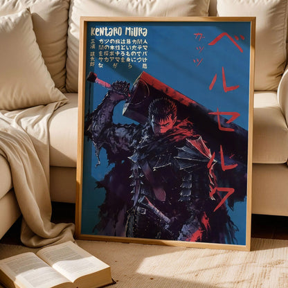Berserk Guts Anime Poster
