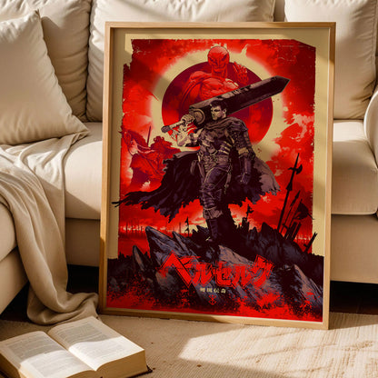 Guts Berserk Anime Poster
