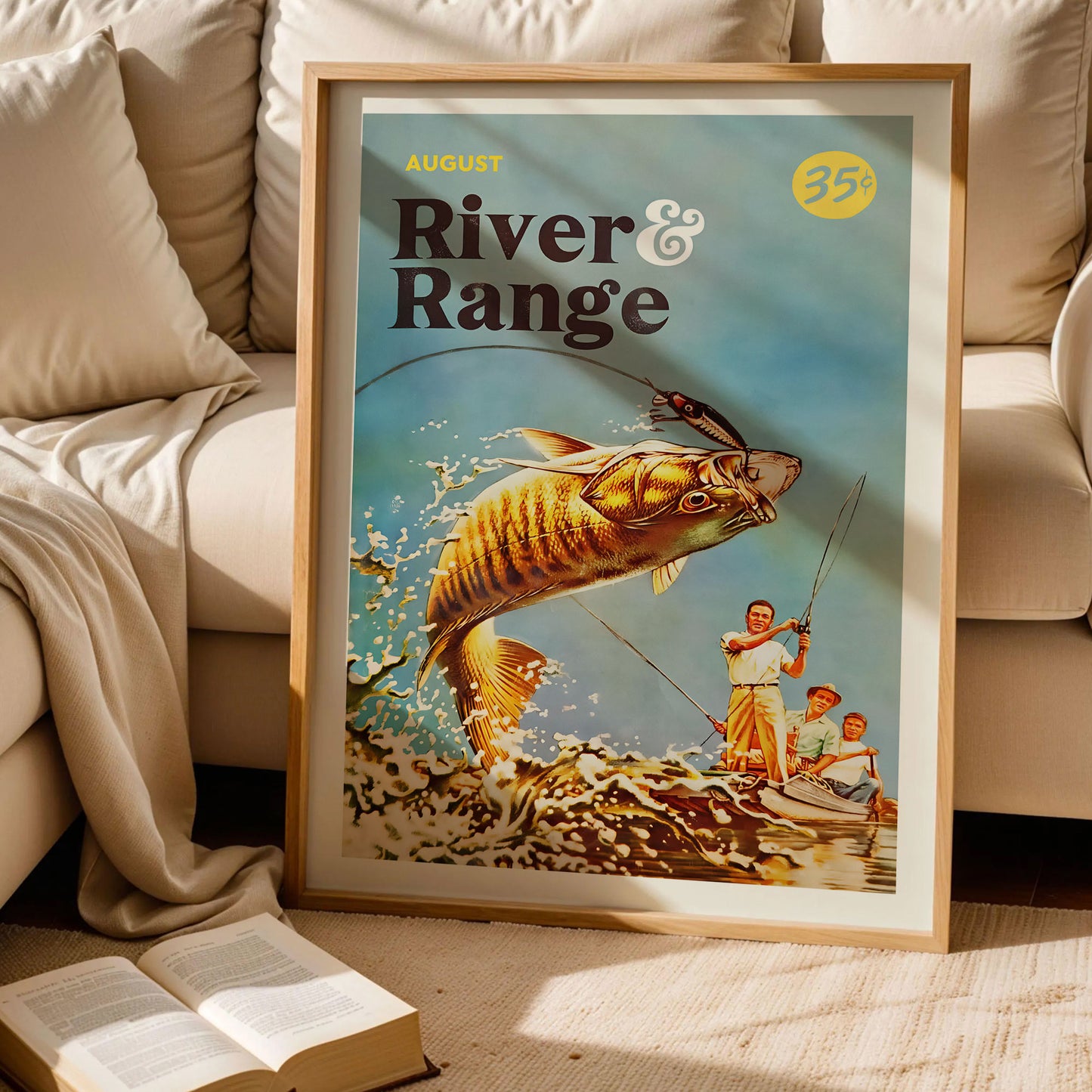 River Range Fishing Print