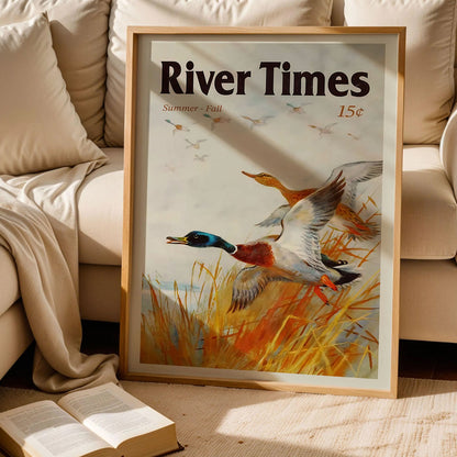 Retro Duck Poster