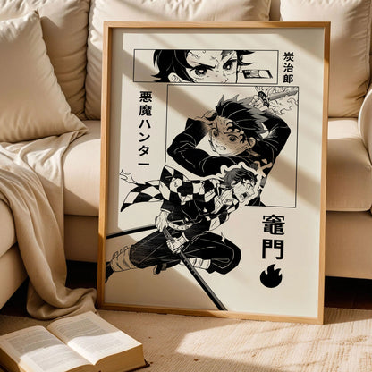 Demon Slayer Tanjiro Kamado Art