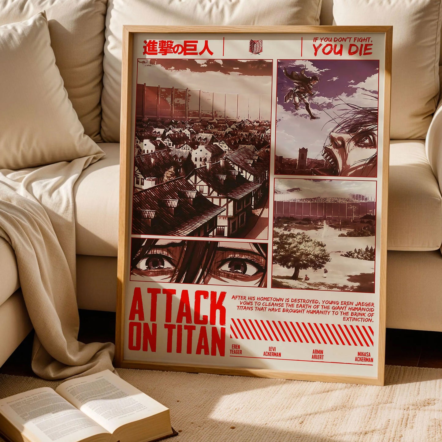 Attack on Titan Anime Art Print