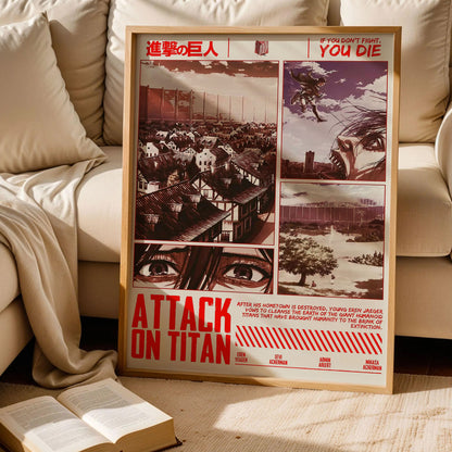Attack on Titan Anime Art Print