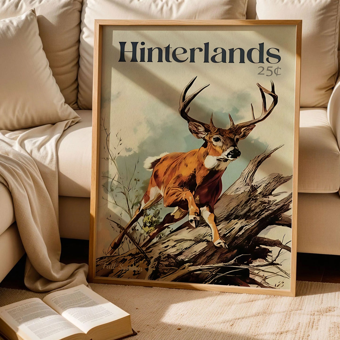 Vintage Stag Art Print