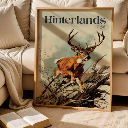 Vintage Stag Art Print