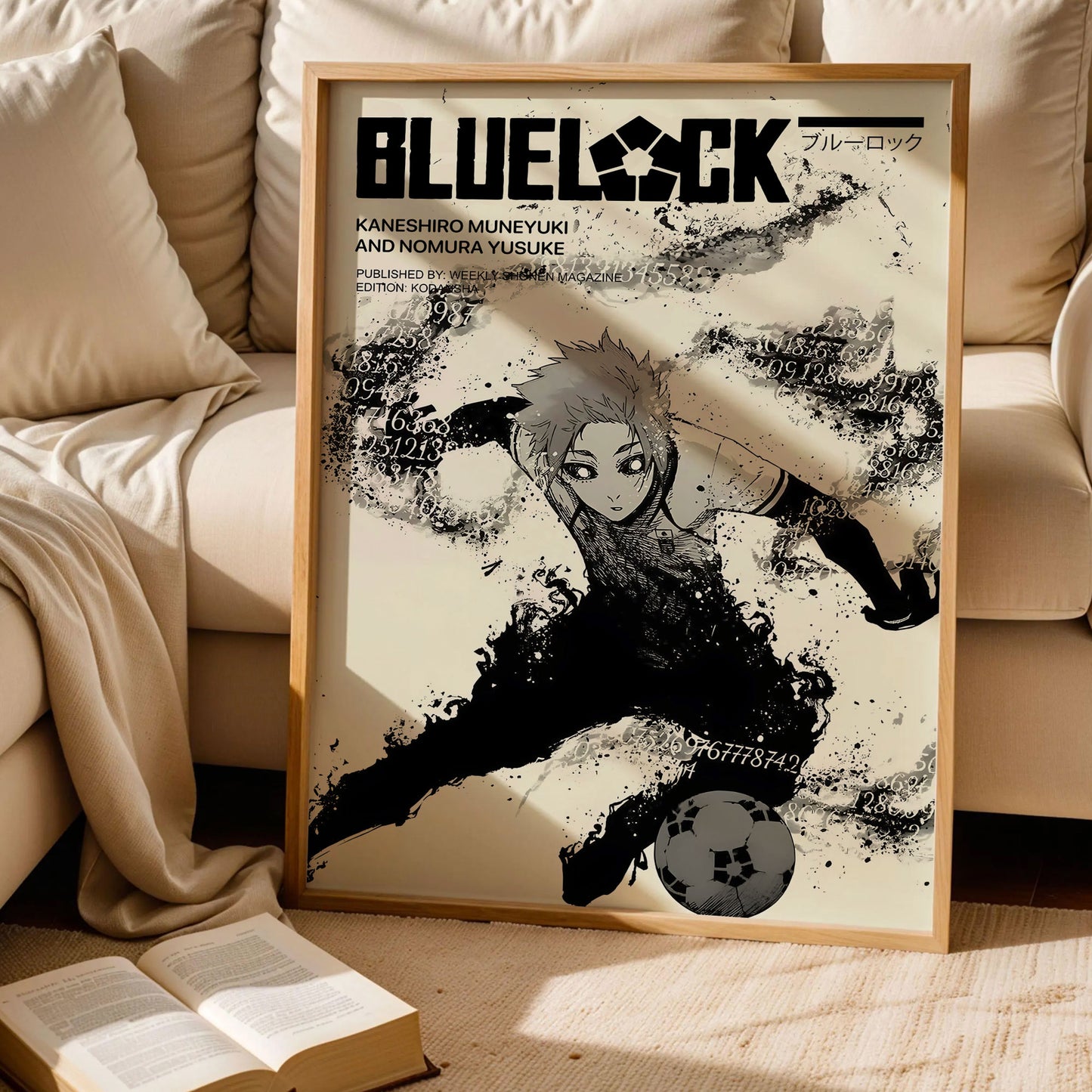 Blue Lock Anime Manga Poster