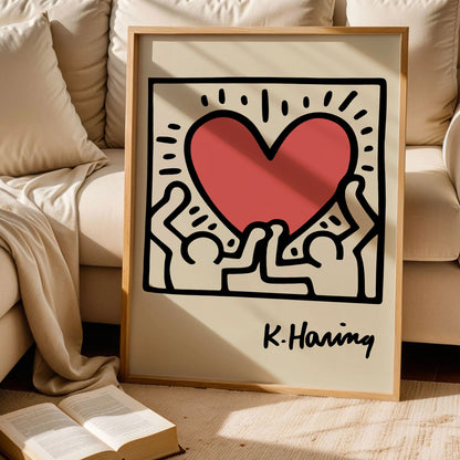 Keith Haring Vintage Pop Art Print
