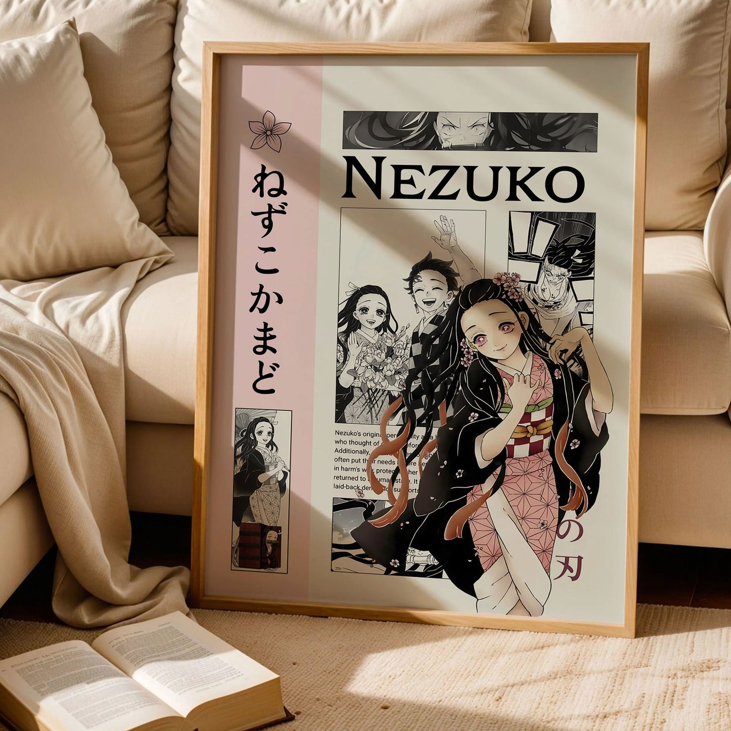 Nezuko Kamado Kimetsu no Yaiba Poster