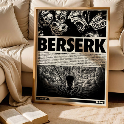 Berserk Anime Wall Decor